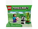 Lego 30672 - Minecraft Steve And Baby Panda