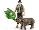 Schleich - Wild Life Ranger And Rhino Starter Set