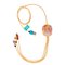 Squishmallows 3in1 charging cable (1.2M) Leonard