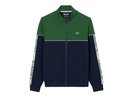 Lacoste Zipped Colour-Block - navy blue/green