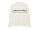 Lacoste Branded Stripe - ecru white