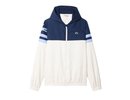 Lacoste Water-Repellent Hooded - white/purple/navy blue