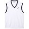 Australian Elastic Fleece Gauzed Gilet - bianco