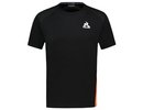 Le coq sportif Training T-Shirt Short Sleeve N°1 - black/orange perf