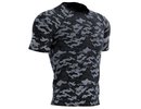 Compressport Training Short Sleeve T-Shirt Camo Premium - black/camo