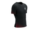 Compressport Racing SS Tshirt - black/high risk red