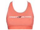 Tommy hilfiger Mid Intensity Graphic Racer Bra - crystal coral