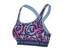 Under armour Crossback Mid Print Sports Bra - mineral blue