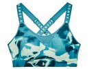 Under armour Women's Armour Infinity High Printed Sports Bra - aqua foam/white
