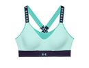 Under armour Women's Infinity High Blocked Sports Bra - sea mist/purple switch