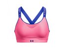Under armour Women's UA Infinity High Sports Bra - pink punk/versa blue