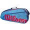 Wilson Junior 3 PK Racket Bag - blue/orange