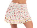 Lucky in love Desert Vibes Long Arrowhead Smocked Skirt - white