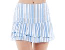 Lucky in love Tech Performance Long Architect Stripe Skirt - placid