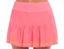 Lucky in love Embroidery Long Stitch Around Skirt - neon pink