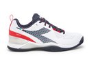 Diadora Blushield Torneo 2 Clay - white/blue corsair/fiery red