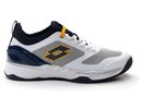 Lotto Mirage 200 Clay - all white/navy blue/saffron