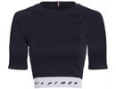 Tommy hilfiger Slim Seamless Cropped SS Tee - desert sky