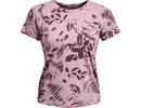 Under armour Women's UA IsoChill 200 Print Short Sleeve - mauve pink/ash plum