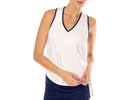 Lucky in love Macramé Core Singlet Women - white