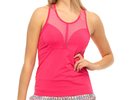 Lucky in love Pretty in Ink Baseline Tank w/ Bra - shocking pink