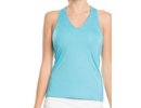 Lucky in love Core V-Neck Tank w/Bra Women - ocean