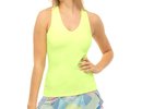 Lucky in love Core V-Neck Tank w/Bra Women - lemon frost