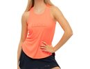 Lucky in love Laser Novelty Technology Feeling Lucky Racerback Tank - coral