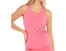 Lucky in love Embroidery Stitch Around Tank - neon pink