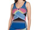 Lucky in love Neon Lights Tank W/Bra - electric blue