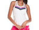 Lucky in love Neon Lights Shadow Play Racerback Tank - white