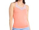 Lucky in love Liberty In Love Blossom Tie Back Tank - peach