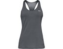 Under armour HeatGear Armour Racer Tank - pitch gray light heather/metallic silver