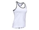 Under armour Knockout Tank - white/black